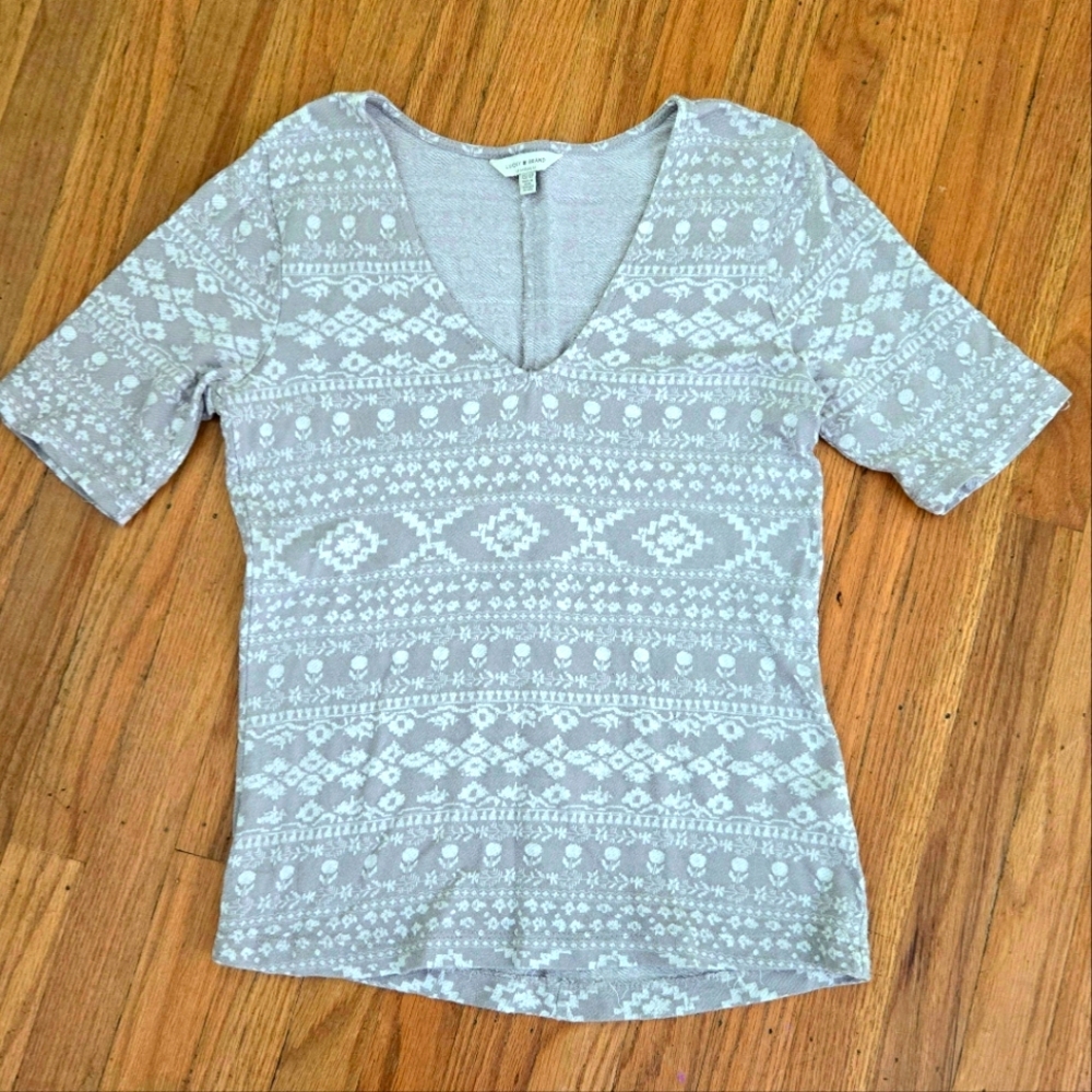 Lucky Brand's women's v neck shirt
